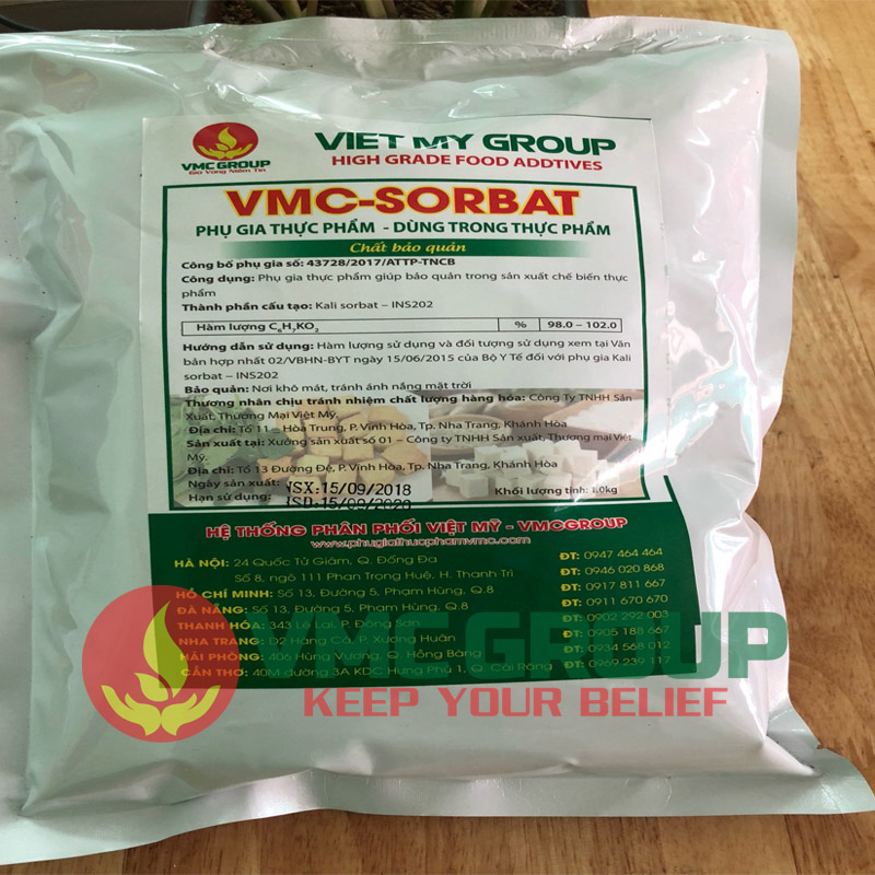 VMC SORBATE chat bao quan thuc pham