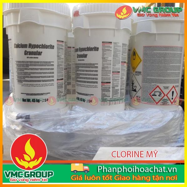 Clorin Mỹ 70% - Ca(OCl)2 - Calcium Hypochloride Granular