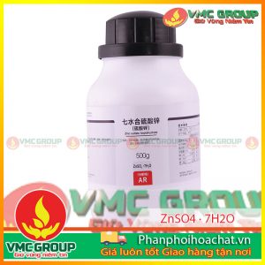 ZnSO4 · 7H2O ZINC SULFATE HEPTAHYDRATE lọ 500ml