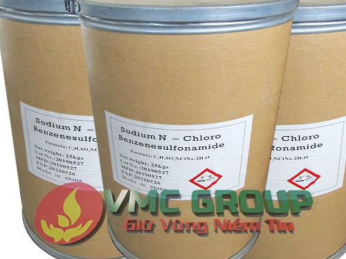 Cloramin B thùng giấy 25kg trung quốc