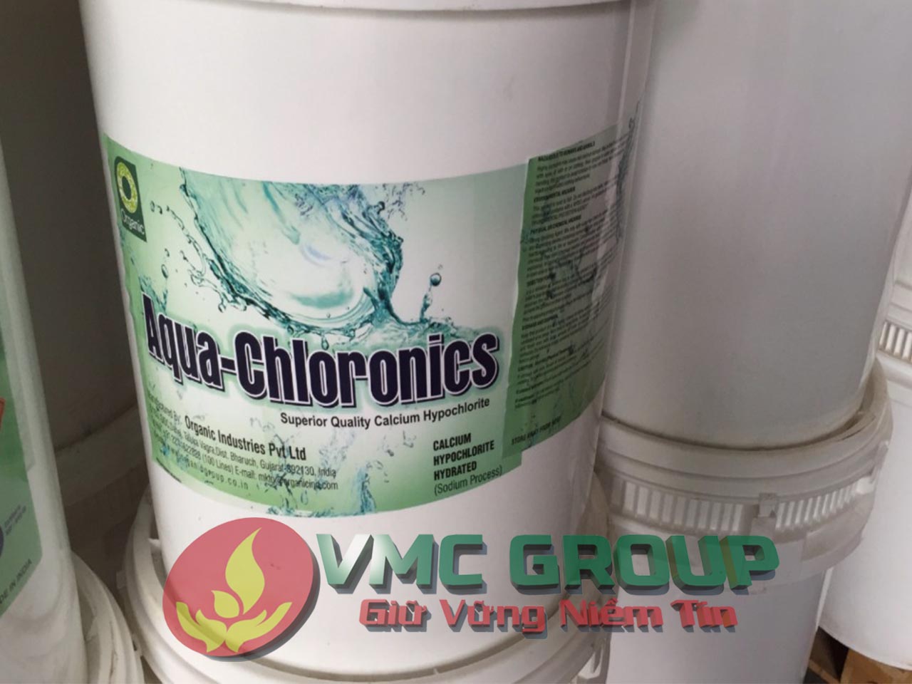 Clorin Aqua Chloronics Ấn độ Aqua Cloronic 70% Thùng 45kg