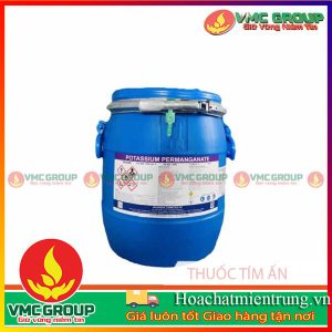 THUỐC TÍM ẤN ĐỘ KMNO4 THÙNG 25KG DÙNG CHO THỦY SẢN