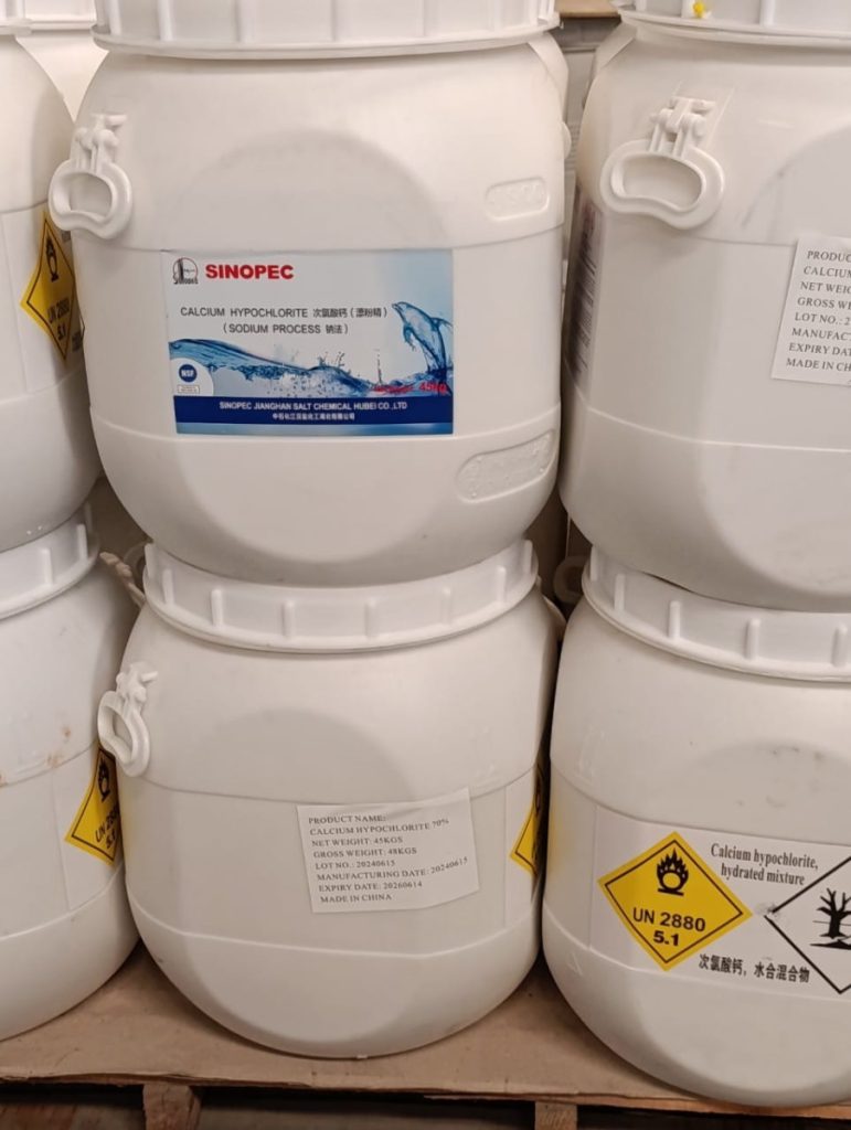 CHLORINE Cá Heo – Clorin 70% Sinopec