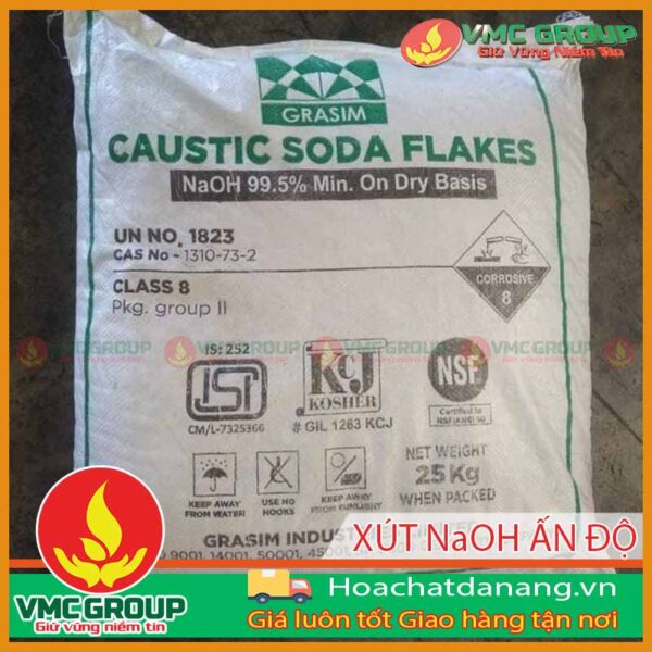 xút-ấn-600x600 XÚT VẢY NAOH 99.5% GRASIM ẤN ĐỘ